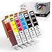 INK4U 364 XL Cartucce d'inchiostro Compatibili per HP 364 364XL per Photosmart 5520 5510 5522 6520 7520 6510 Deskjet 3520 3070A Officejet 4620 4622 (2BK, 1C, 1M, 1Y) 5-Pacco