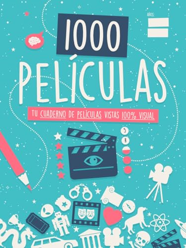 1000 Películas Vistas (Gama Ocean): Reseña y Guarda Pelis Imprimiendo y Pegando sus Posters, ¡un Diario de Películas 100% Visual!