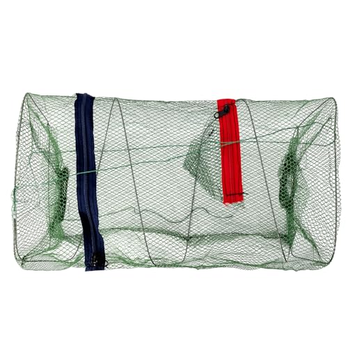 Fishing Trap Net, Saltwater Freshwater Fish Crayfish Crawdad Crab Lobster Prawn Trap Net