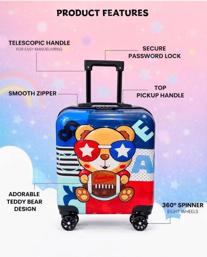 Image of HappileTrolley Bag School Bag