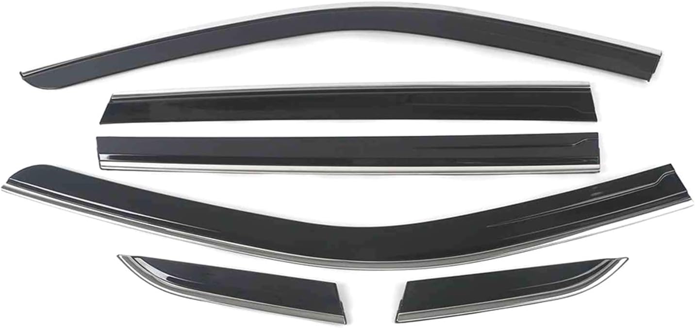 MOCCAN Car Window Sun Rain Shade Visors Compatible with H-onda CRV 3rd 4 5 6th Generation 2007-2023 Shield Shelter Protector Cover Frame Sticker (Color : for 3th 07-11)