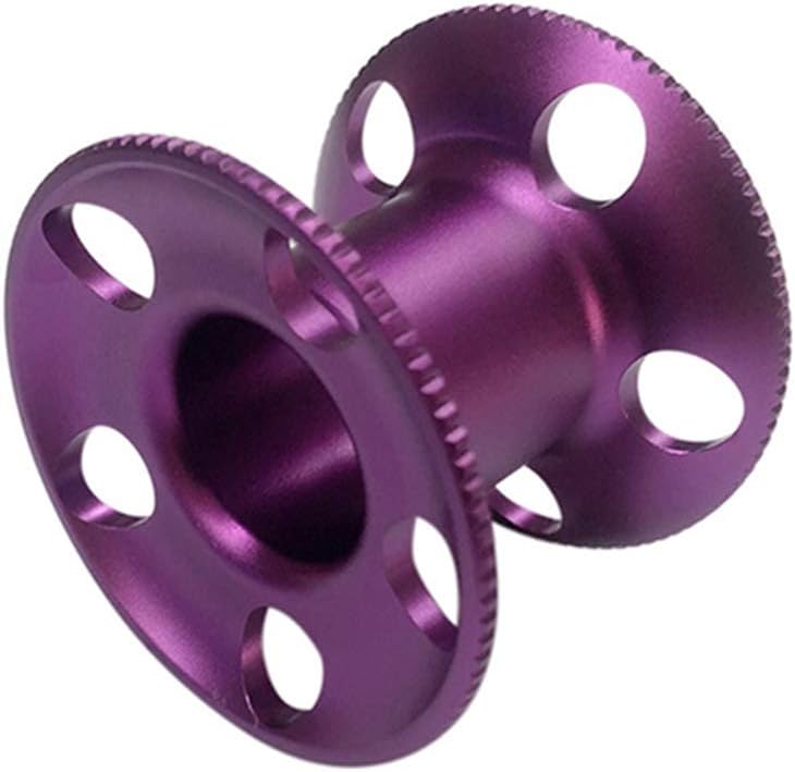 Five Hole Wire Wheel Spool ， Aluminum Alloy Diving Reel， CNC Oxidation Processing Five Hole Wire Wheel Spool