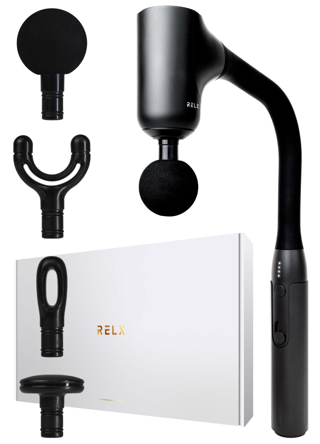 Amazon | RELX 背中 筋膜リリースガン トータルボディケアアーム