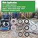YITTDMGS 7105742 12 Pcs Low and High Pressure Cleaning Pump Seal Kit Fit for Simpson Cleaning 530001 530002 530008 530009 530016 530028 530030 90036 90037 Pressure Washer Pumps