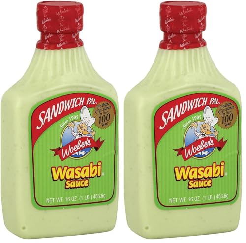 Woeber Sandwich Pal Wasabi Sauce 16 Oz Bottle (Pack of 2) image 3