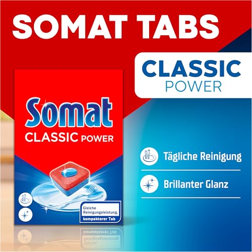 Somat Classic Power kompakte Spülmaschinentabs (172 Tabs), Geschirrspültabs – Ansicht 4