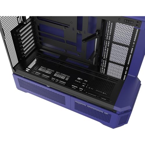 Image of Thermaltake View 600 TG; Full Tower; 420mm Radiator Support; 480mm GPU Clearance; Hidden Connector Support; Rotatable PCIe Slots; 220mm PSU Clearance; Future Dusk; CA-11H-00FNWN-00