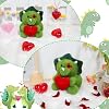 Valentines Day Plush - Heart Dinosaur Stuffed Animal Toy, Cute Valentines Day Decorations Classroom Gifts
