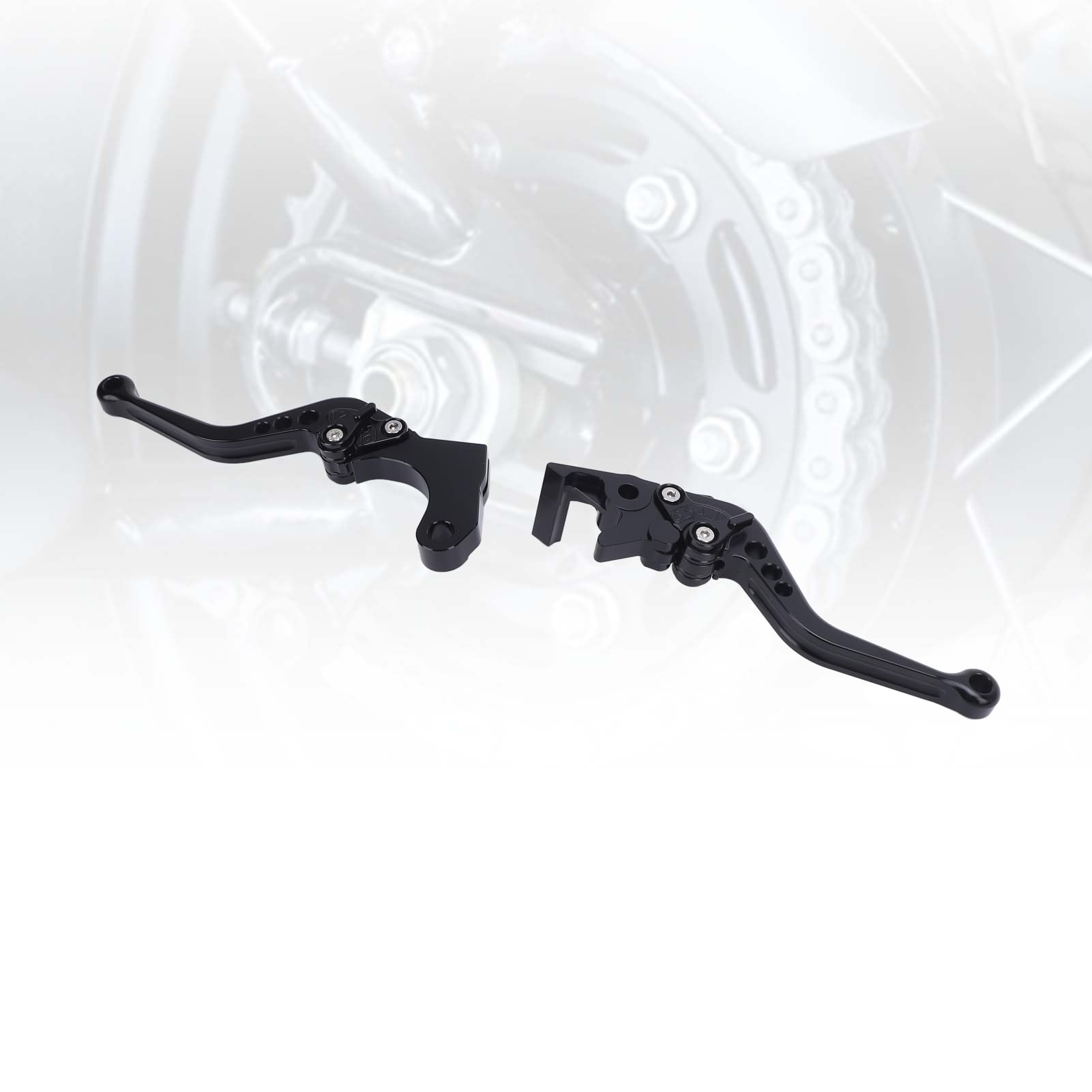 ANGGREK Leve Frizione e Freno Corte Regolabili Compatibili con CMX1100 CM1100 Africa Twin 2021-2025 Coppia Nero