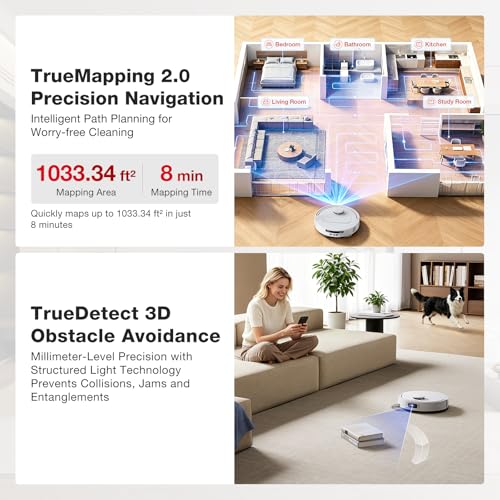 Image of Yeedi by ECOVACS M12 PRO Gen2 Robot Vacuum and Mop, 25000Pa Suction