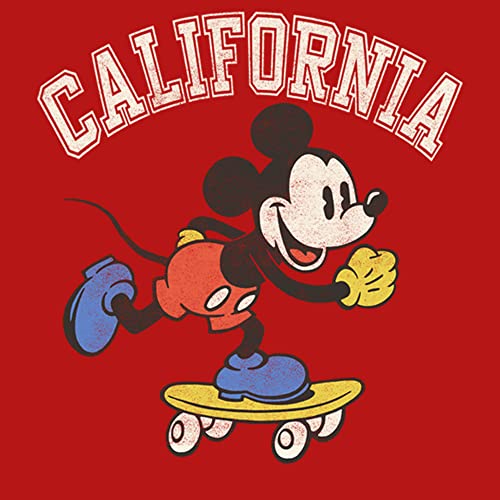 Disney Mickey Mouse on a Skateboard California Arch Girls Standard T-Shirt2