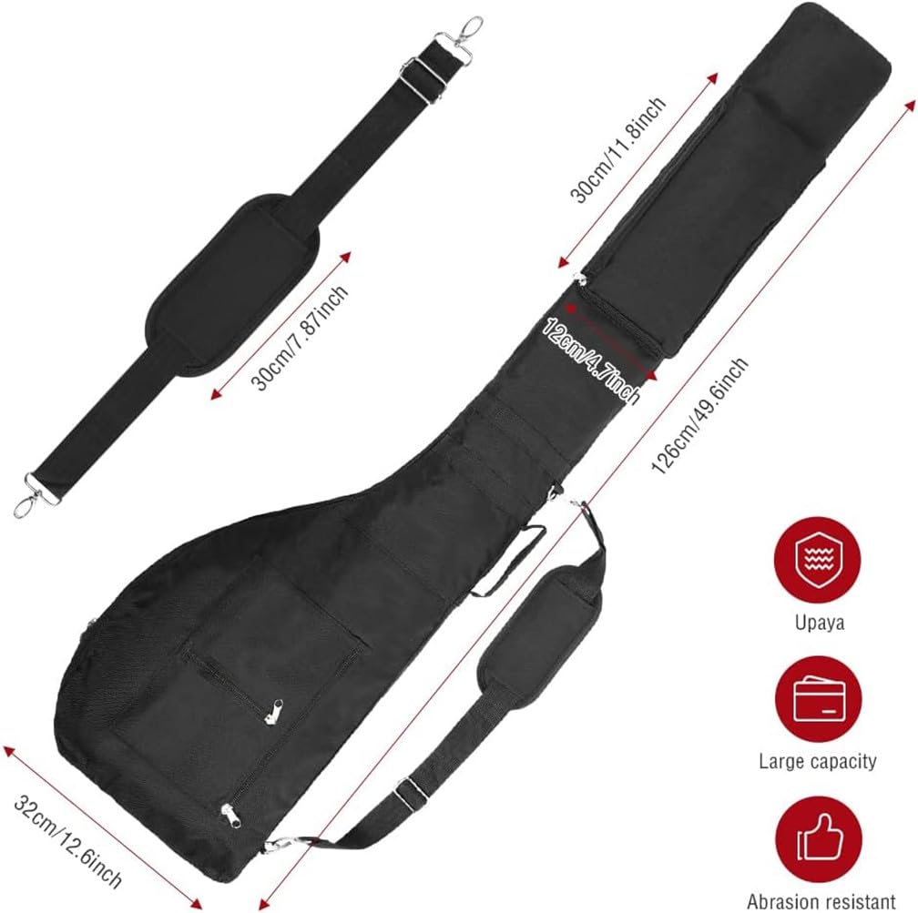 Borsa da golf portatile in nylon, leggera, per il trasporto della domenica, morbida, pieghevole, per mazze da golf, viaggi, borsa da golf impermeabile per donna, uomo