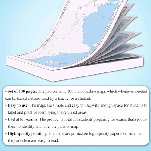 Image of BIG - 100 INDIA POLITICAL OUTLINE MAP FOR SCHOOL and BIG - 100 INDIA PHYSICAL OUTLINE MAP FOR SCHOOL | Combo of 2