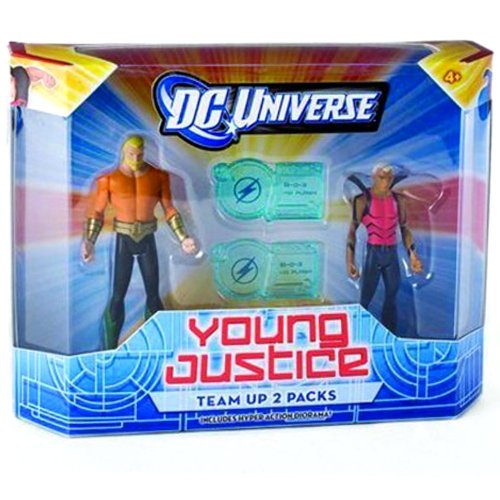 UNO DC Universe Young Justice Aquaman And Aqualad Figure 2-Pack