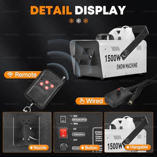 moka sfx snow machines gray