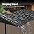Patiowell 10x14 FT Outdoor Storage Shed, Large Metal Garden Shed with Lockable Door and Sloping Roof, Outside Steel Utility Tool Sheds for Backyard Lawn Garden Patio, Brown