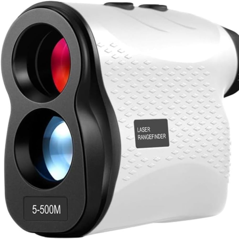 Telémetro de golf digital de 500 m, telémetro monocular de golf, medición de distancia, buscador de caza, para entrenamiento de golf, caza, senderismo, deportes al aire libre