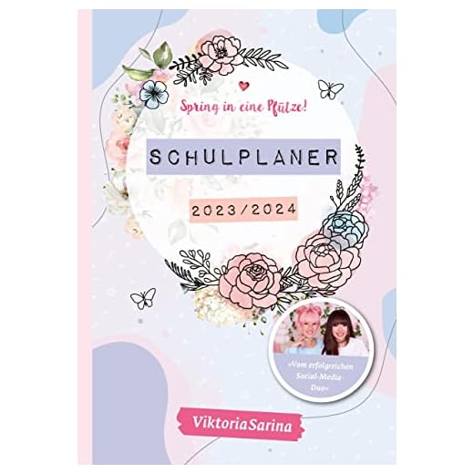 Spring in eine Pfütze! Das Buch zum Fertigmalen: von Viktoria Sarina 8 Spring in eine Pfütze! Schulplaner 2023/2024: von ViktoriaSarina