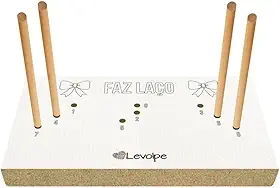 Aparelho Para Fazer Laços - Tear Manual De Madeira