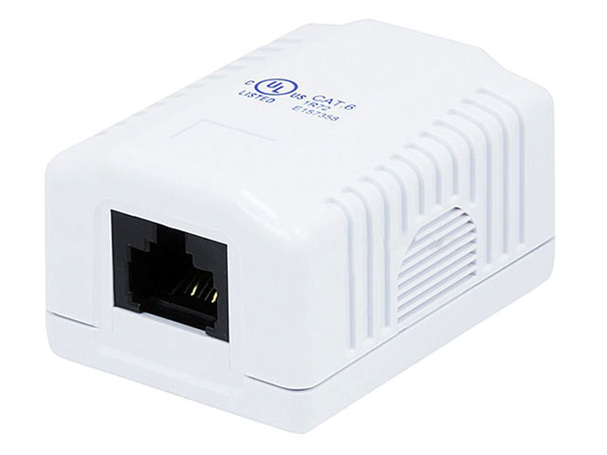 MonopriceSurface Mount Box Cat6, Single (107092)