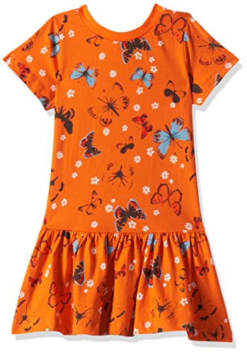 Image of T2F Girls Cotton A-Line Knee-Length Casual Dress