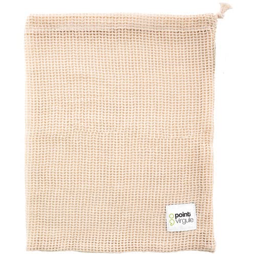 Point-Virgule Wiederverwendbare Obst-und Gemüsebeutel, 27 x 32 cm, farblos, one Size Cover