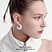 Silver Hoop Earrings For Women Trendy,Sterling Silver Chunky Dangle Medium Hoop Earrings,Statement Thick Huggie Big/Large Hoops，Fashion Jewelry Gift.