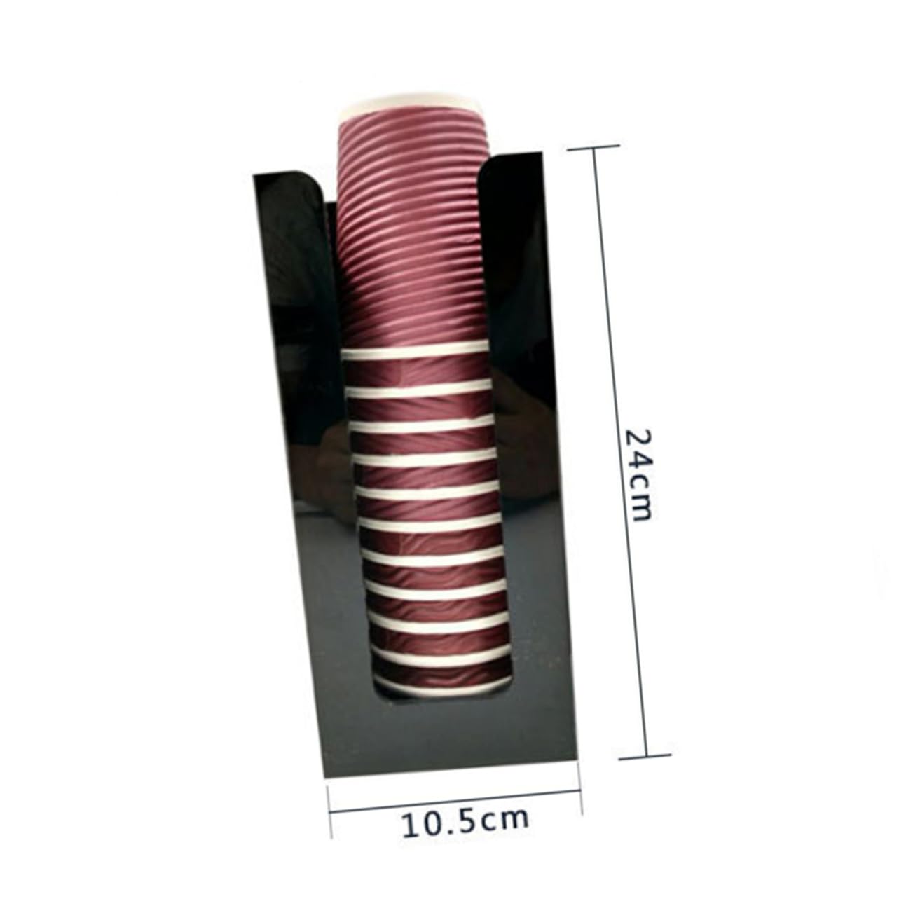 OUNONA Beverage Cup Dispenser Wall-Mounted Cup Dispenser Made of Hard Plastic Easy to Refill