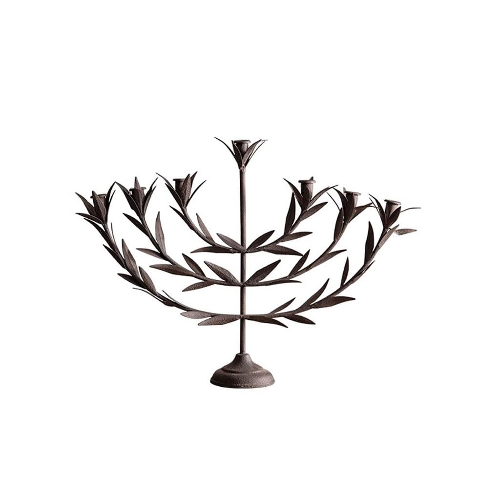 Candle Holder Creative Old Candlestick Decoration Restaurant Retro Dinner Ornaments Decorate Candlestick