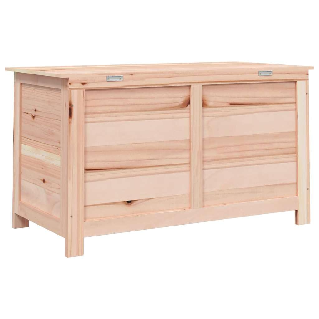 Scatola per cuscini in legno massello di abete per terrazza, per riporre cuscini, coperte e giocattoli, robusta scatola per esterni con molto spazio