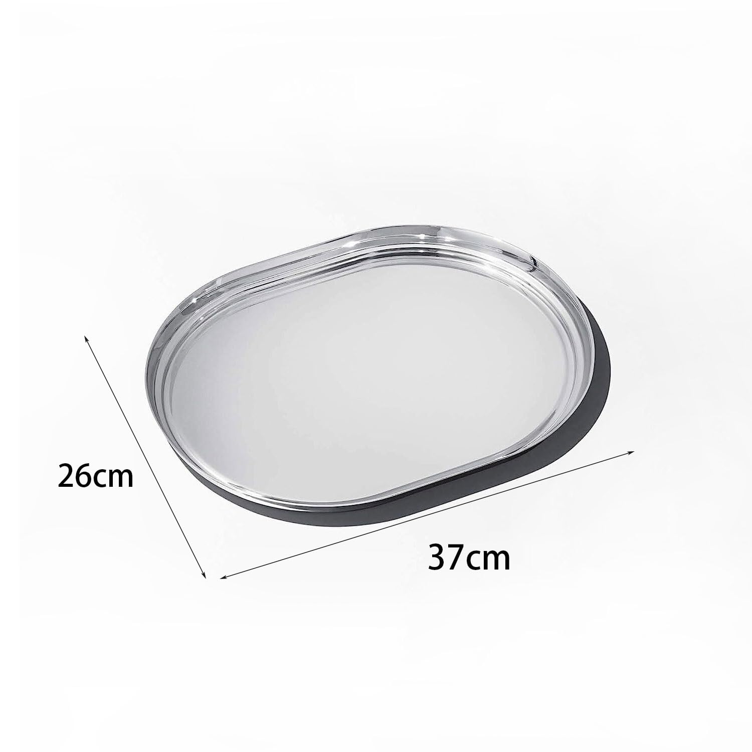 eexbz Tray Stainless Steel Dining Tray Light Luxury Towel Accessories Storage Tray Home Bathroom Hand Sanitizer Aromatherapy Tray Serving Trays