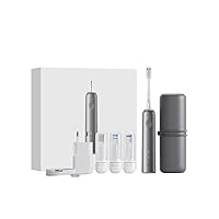 Laifen Wave Spazzolino Elettrico, Spazzolino Sonico Elettrico a Oscillazione e Vibrazione con 3 Testine