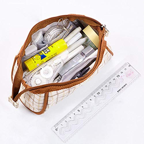 Preisvergleich Produktbild FUTIIF Niedliche Multifunktionale Bleistiftetui Leinwand Bleistifttasche Großes Etui Für Mädchen Geschenk Schule Bürobedarf Briefpapier