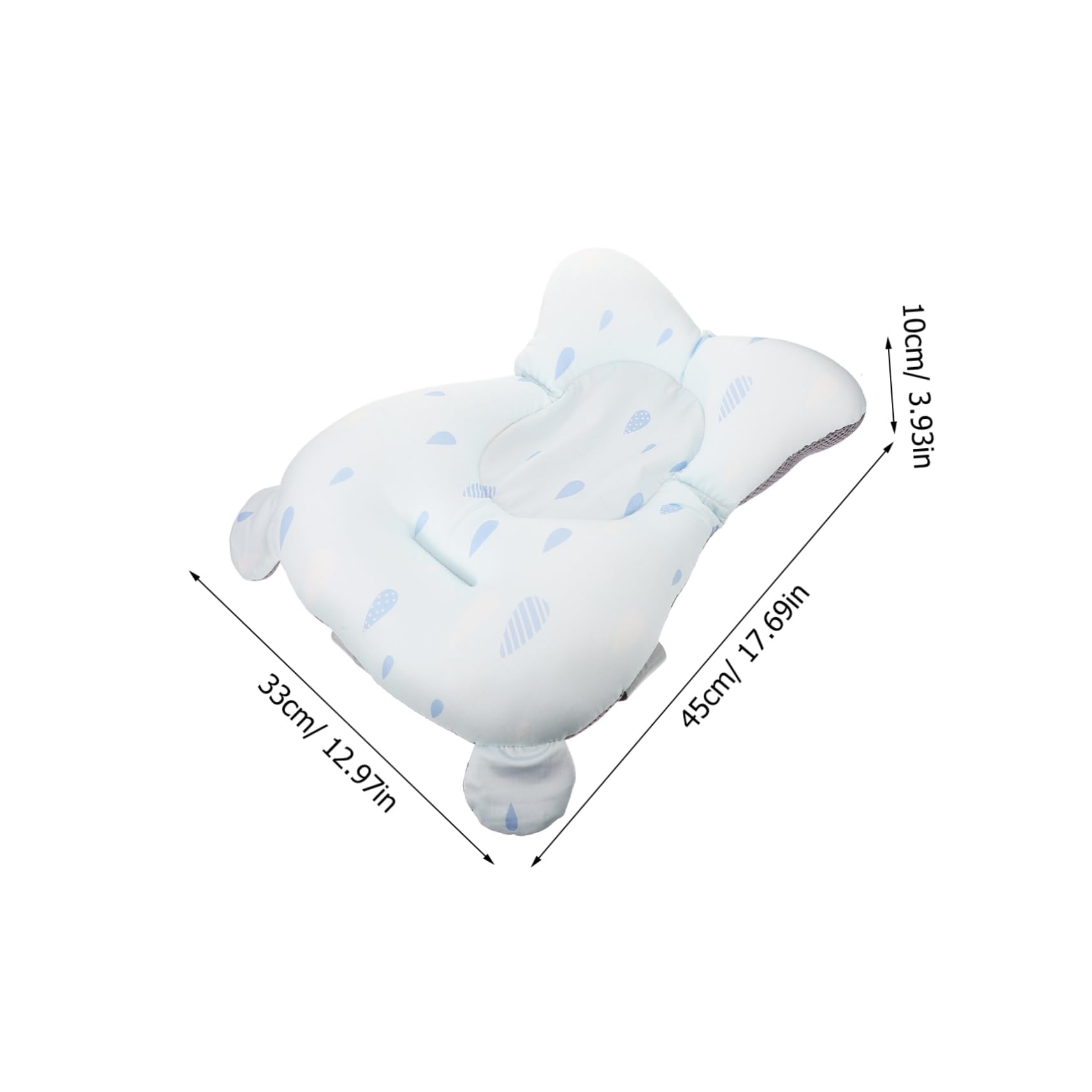 BESPORTBLE Baby Bath Tub Support Pad Baby Shower Support Cushion for Floating Mat Safe Bathing