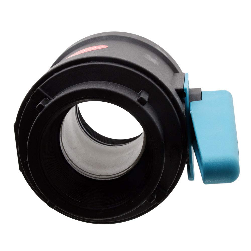 TRU-DESIGN PLASTICS, TD 58372 KS - Válvula de cierre de bola, 1 1/2", color azul