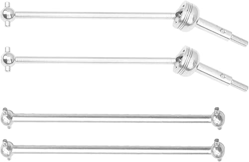 Miniatura 2 de RC Metal CVD eje de transmisión Dogbone Joint Front Rear Set Actualización Piezas compatibles con WLtoys 144001 114 RC Car