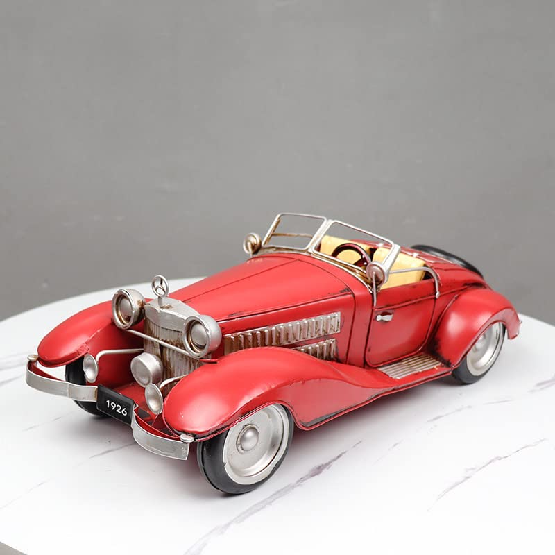 Amazon.co.jp: レトロなベンツオープンカーのおじいさんの車の模型鉄芸