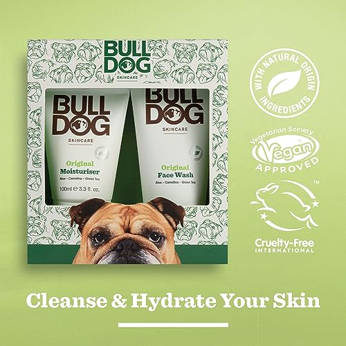 BULLDOG SKINCARE - Skincare Duo Giftset for Men | Father's Day Gift | Mens Grooming Gift set | Original Moisturiser & Face Wash | Vegan Friendly - Image 5