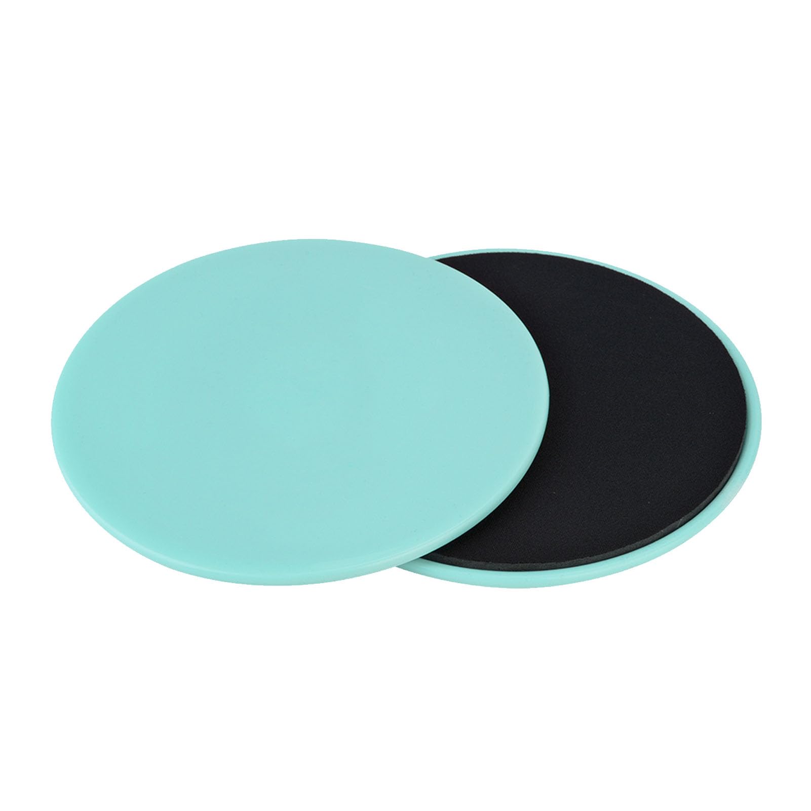 2 Disques De Glisse Double Face – ABS 17,5 Cm – Pour Sols Durs Ou Moquette – Fitness, Yoga, Pilates