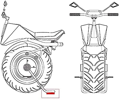 Support Latéral TMAX 530 : Extension de Béquille en Aluminium Haute Finition