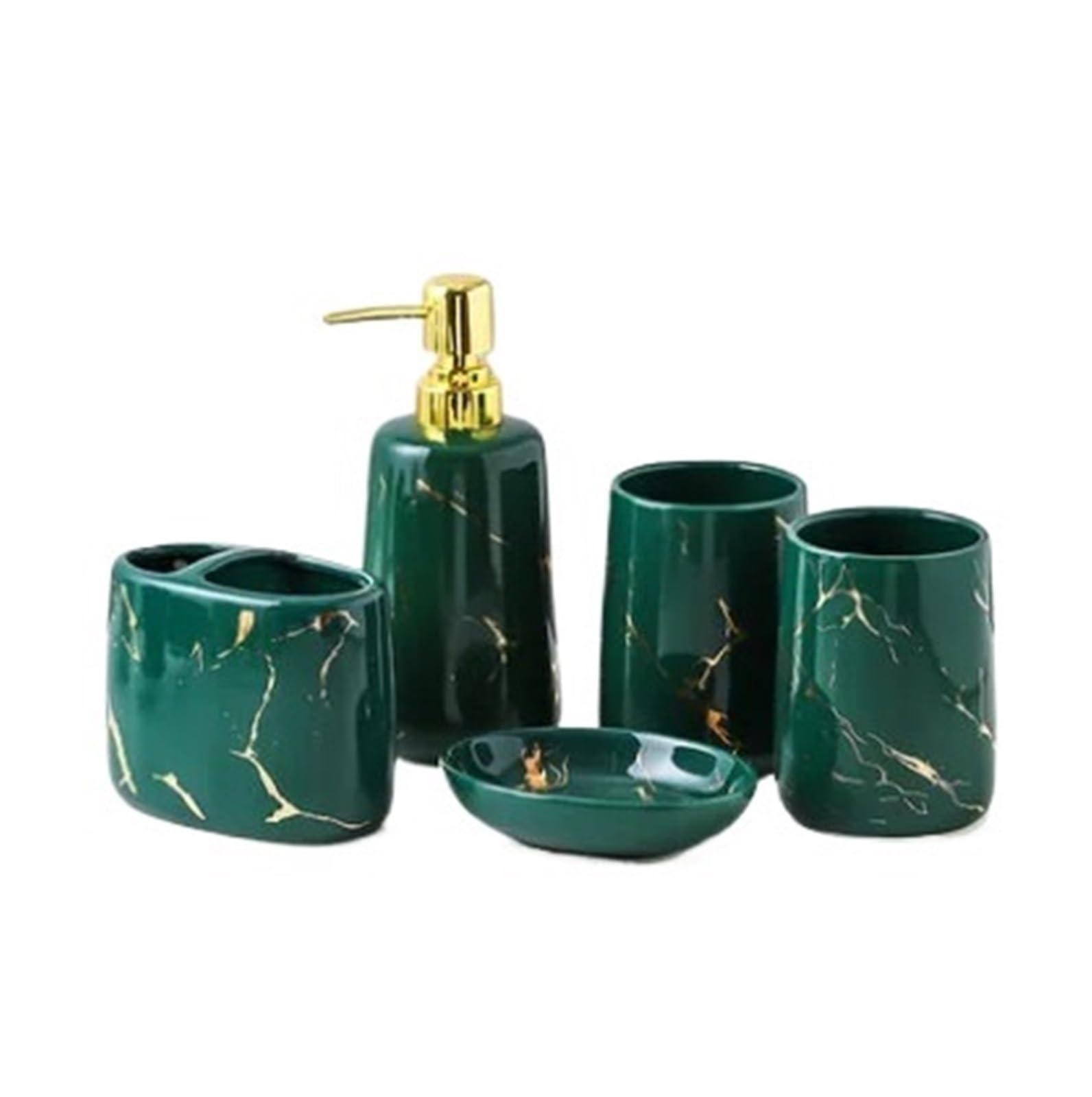 Bathroom Soap Dispenser Set Bathroom Accessories Ceramic Toothbrush