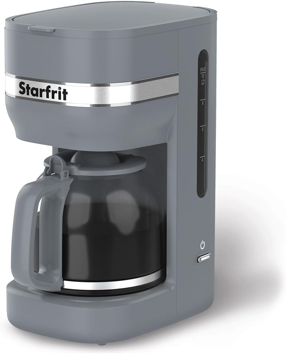 Starfrit 10-Cup Coffee Maker in Grey