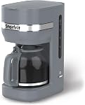 Starfrit Machine à café de 10 tasses – Fonction de maintien au chaud – Panier de filtre réutilisable – Facile à nettoyer – 900W – Noir