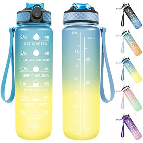 Invool 1 Litre Motivational Water Bottle Cover