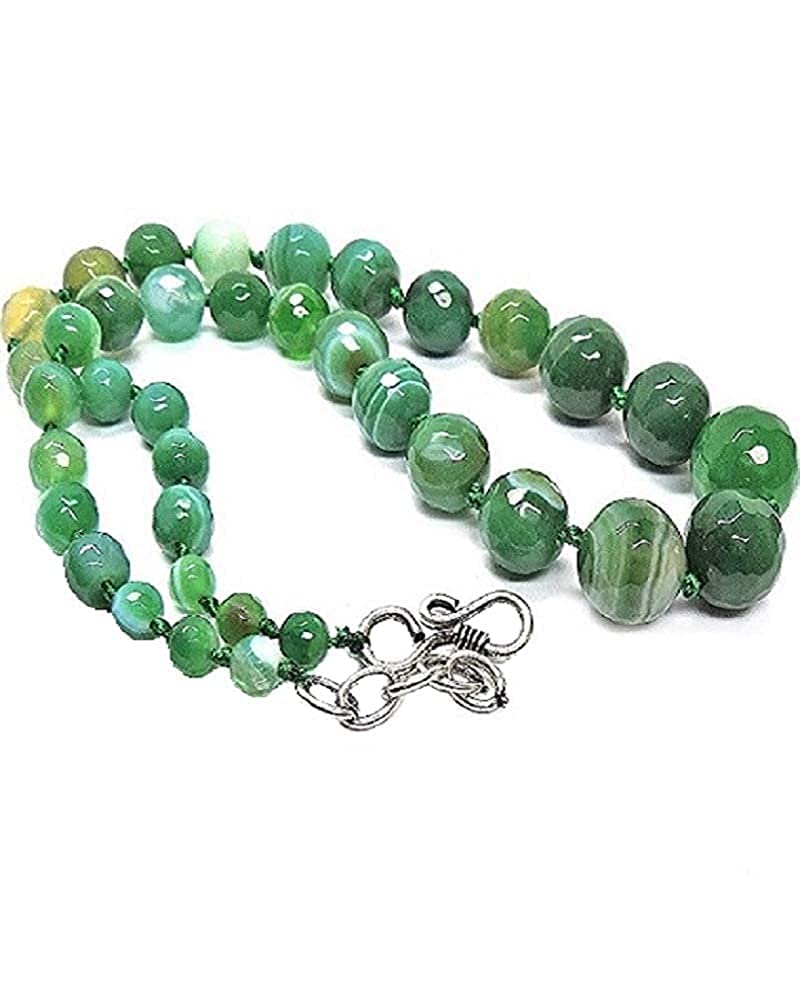 AV Fashion india - Quartz Stone Beads Necklace for Girl and Women Single Layer Gemstone Faceted Round mala Jewellery (AV_R04) (B08HR65PXH) Amazon Price History, Amazon Price Tracker