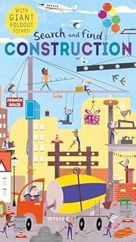 Hardcover Search and Find: Construction (Search & Find) Book