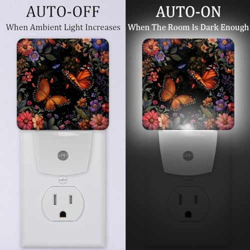 Lámpara nocturna LED con sensor, 2 unidades miniatura 2