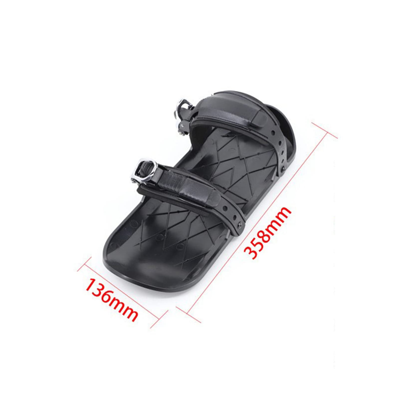 Mini Snowboard Shoes Chaussures de Ski résistantes à l'usure Short Snowskates Skiboards Winter ​Outdoor Sports Snowboard Sled