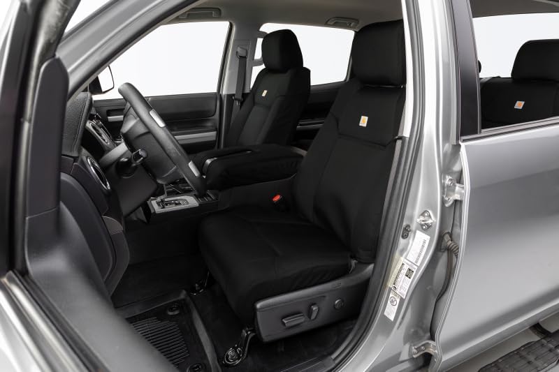 Carhartt Super Dux PrecisionFit Custom Front Row Seat Covers - Black