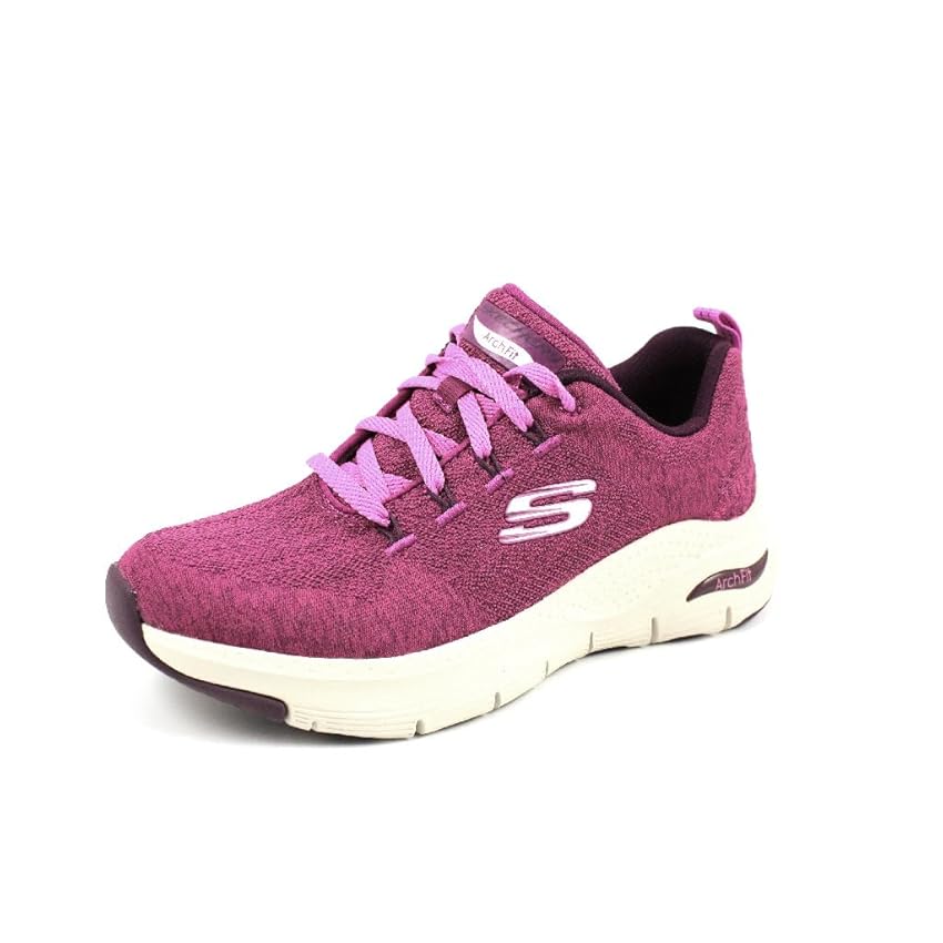 Skechers Arch Fit - Comfy Wave, Scarpe da ginnastica Donna, Rosso, 35 EU